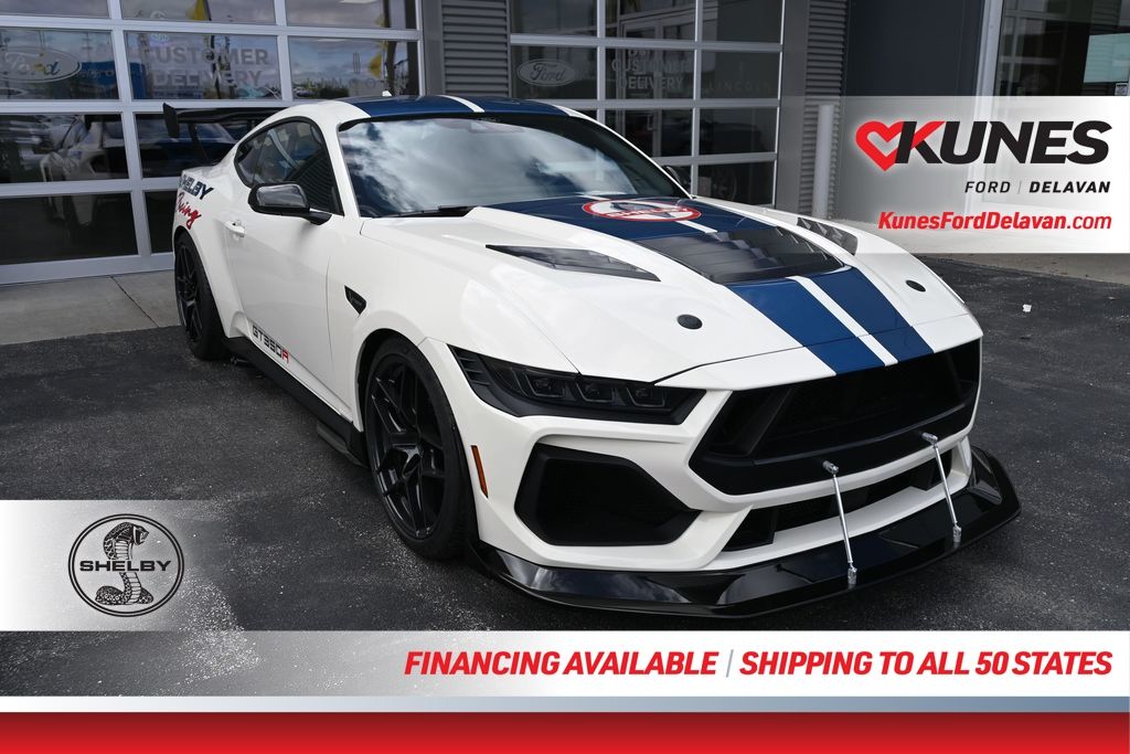 Wimbledon White 2025 Ford Mustang Coupe Rear-Wheel Drive 6-Speed Manual