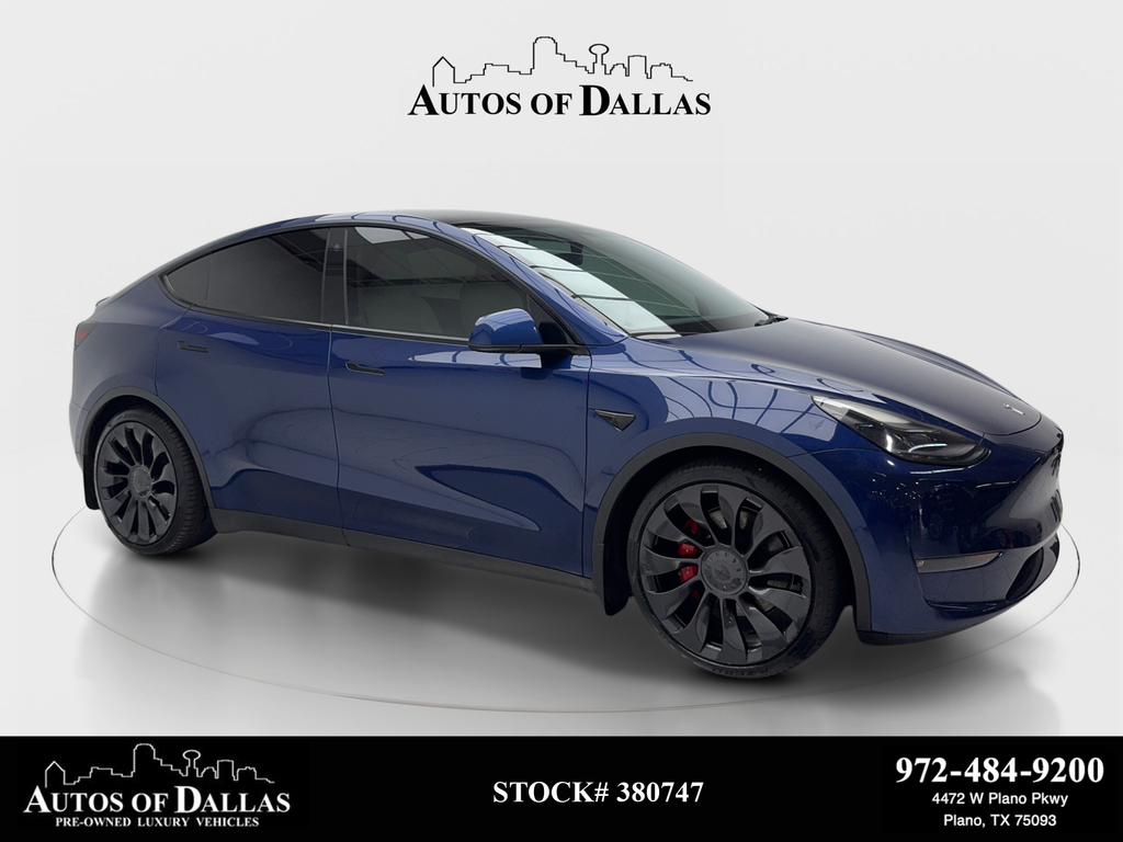 Blue 2022 Tesla Model Y SUV / Crossover All-Wheel Drive 1-Speed Automatic