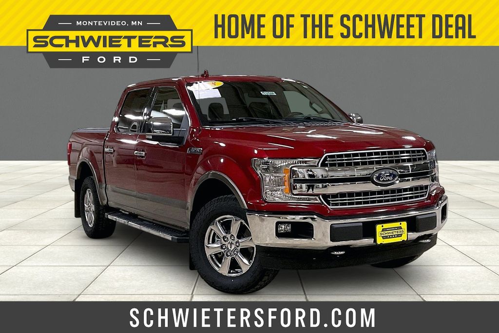 Ruby Red Metallic Tinted Clearcoat 2018 Ford F-150 Pickup Truck Four-Wheel Drive Automatic