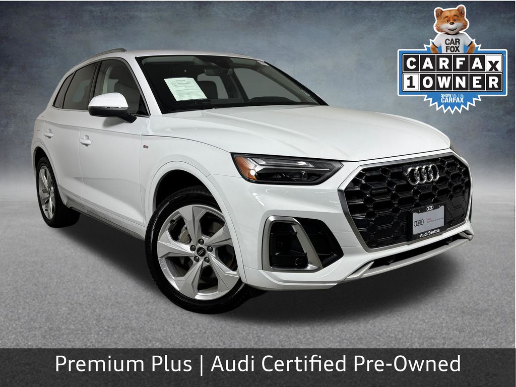 Glacier White Metallic 2025 Audi Q5 SUV / Crossover All-Wheel Drive 7-Speed Automatic