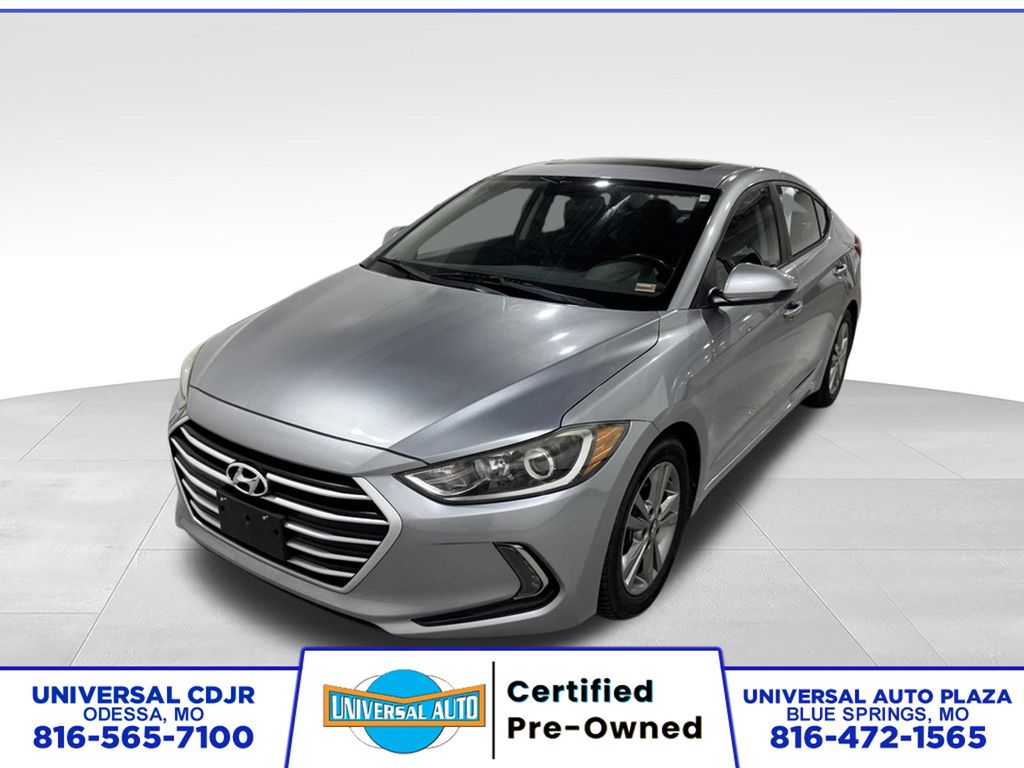 Shale Gray Metallic 2017 Hyundai Elantra Sedan Front-Wheel Drive 6-Speed Automatic