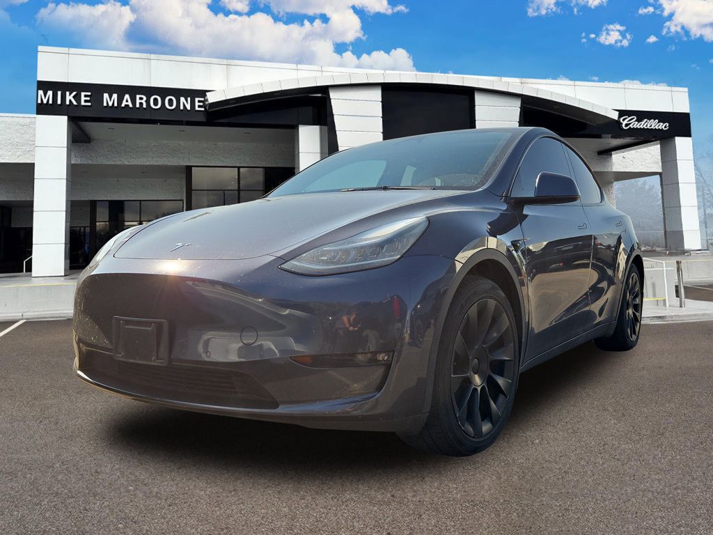 Midnight Silver Metallic 2021 Tesla Model Y SUV / Crossover All-Wheel Drive 1-Speed Automatic