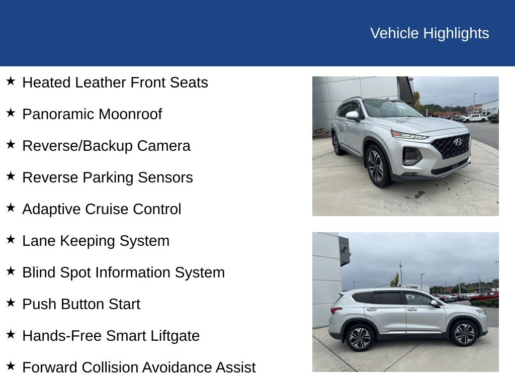 2020 Hyundai Santa Fe SEL 2.0T