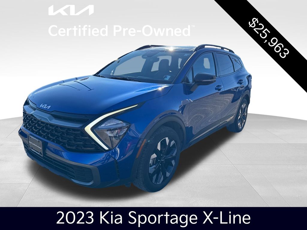 Sapphire Blue 2023 Kia Sportage X-Line AWD SUV / Crossover All-Wheel Drive 8-Speed Automatic