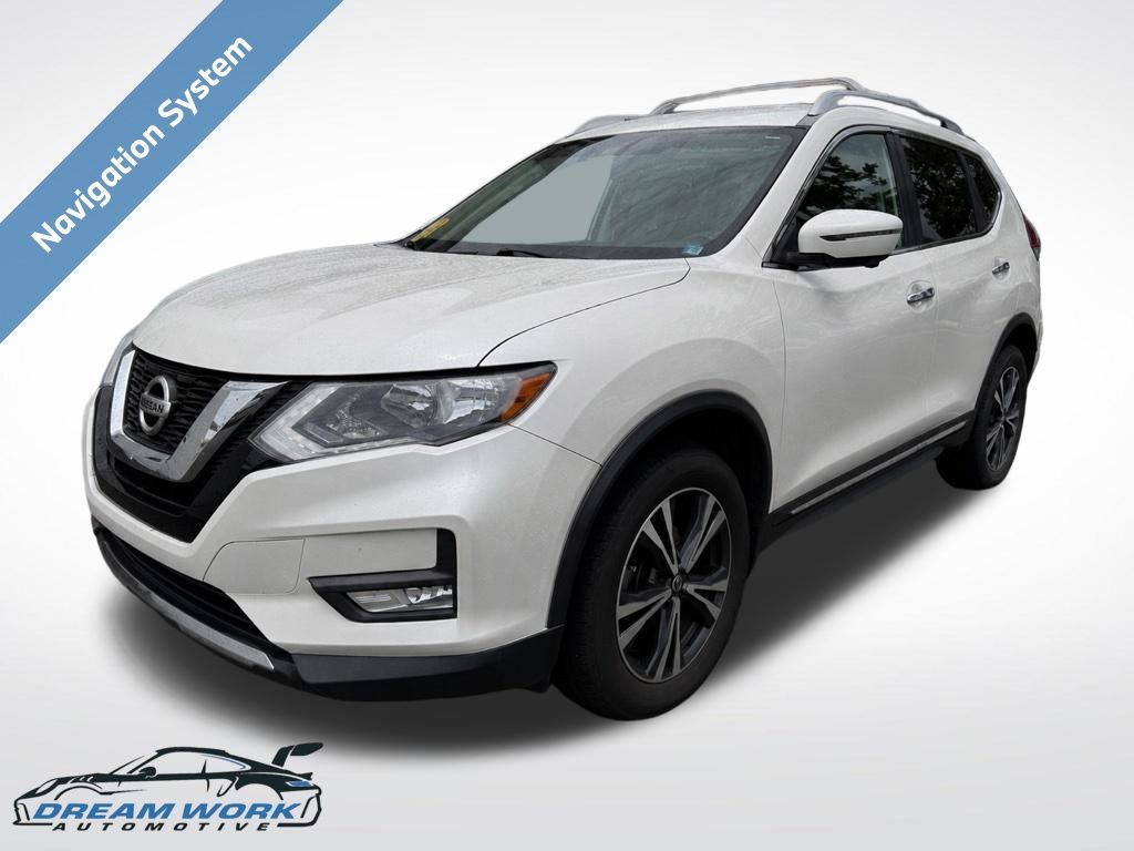 Pearl White 2017 Nissan Rogue SUV / Crossover All-Wheel Drive Continuously Variable Transmission