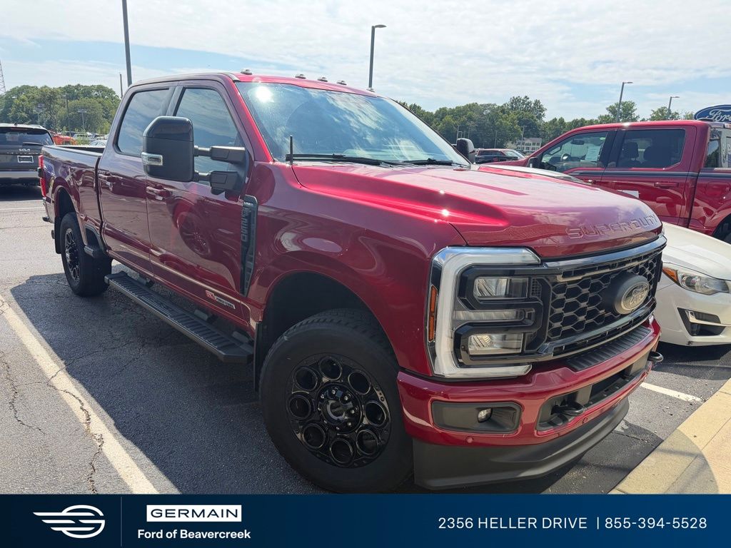 Ruby Red Metallic 2025 Ford F-250 Super Duty Pickup Truck Four-Wheel Drive Automatic