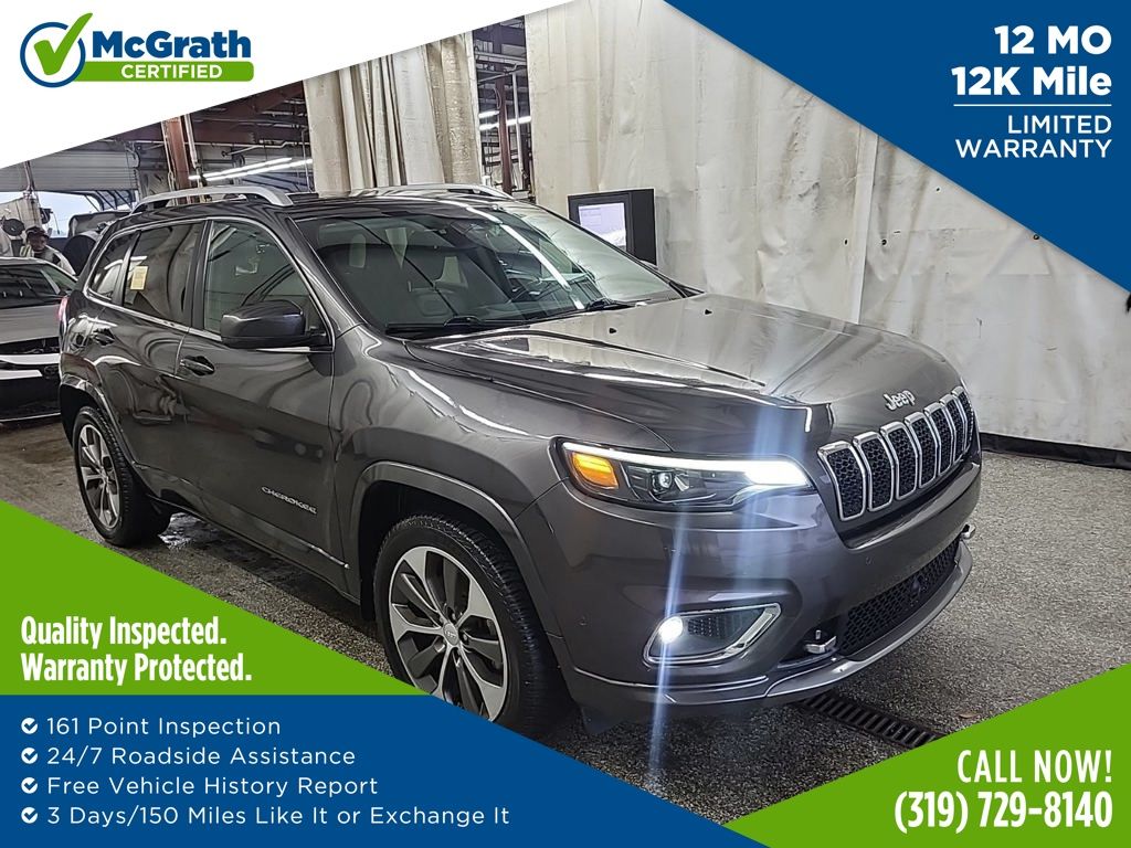 Gray (Granite Crystal Metallic Clearcoat) 2019 Jeep Cherokee Overland FWD SUV / Crossover Front-Wheel Drive 9-Speed Automatic