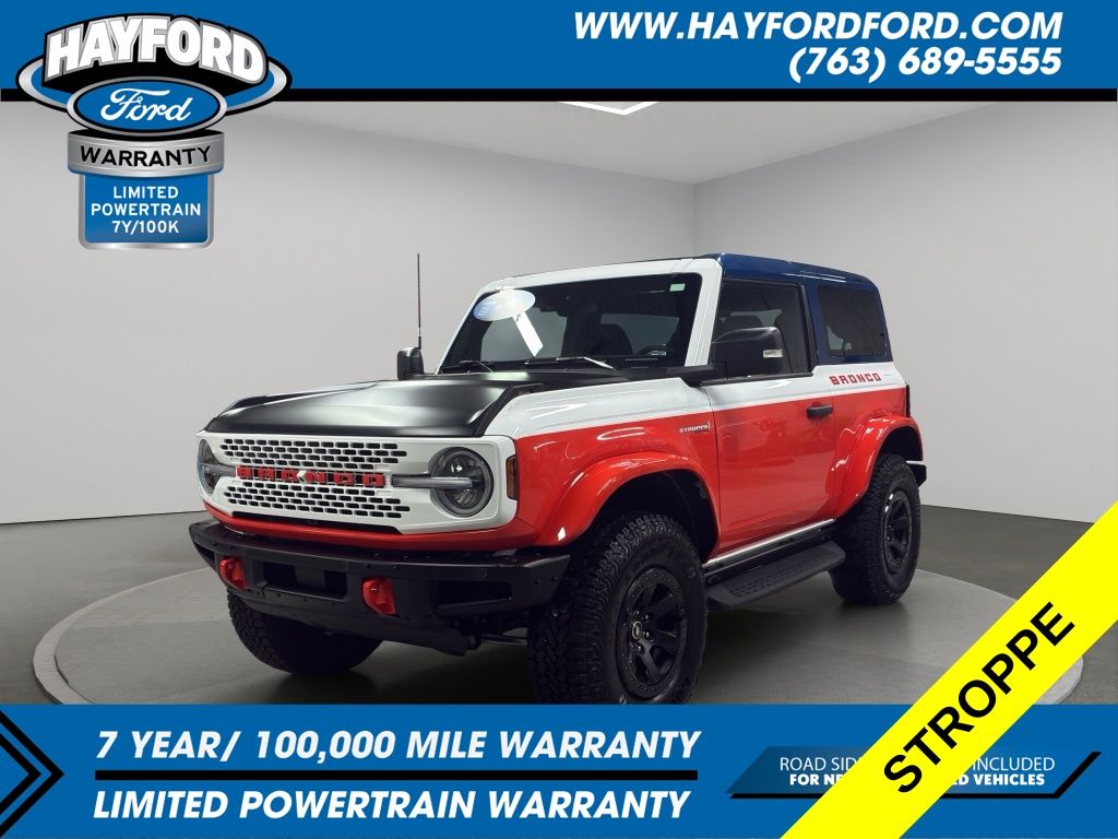 Oxford White 2025 Ford Bronco SUV / Crossover Four-Wheel Drive Automatic