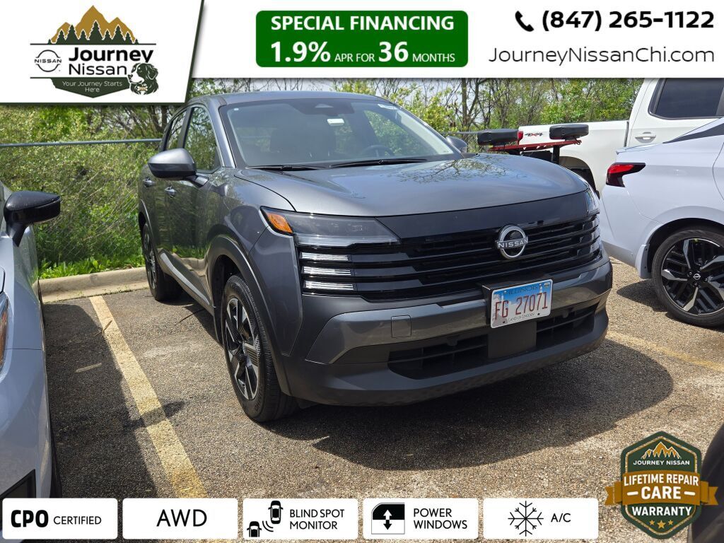 Gray (Gun Metallic) 2025 Nissan Kicks SUV / Crossover All-Wheel Drive Continuously Variable Transmission