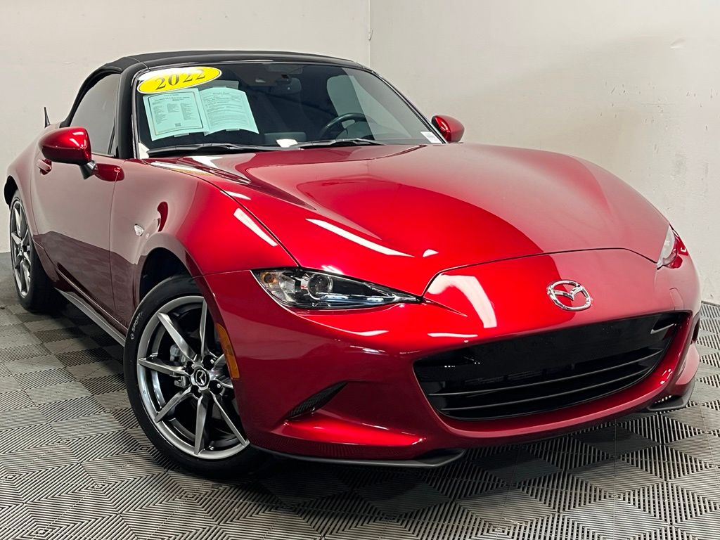 Red Crystal 2022 Mazda MX-5 Miata Convertible Rear-Wheel Drive 6-Speed Manual