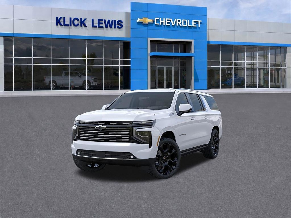 2026 Chevrolet Suburban High Country White at Klick Lewis Buick Chevrolet