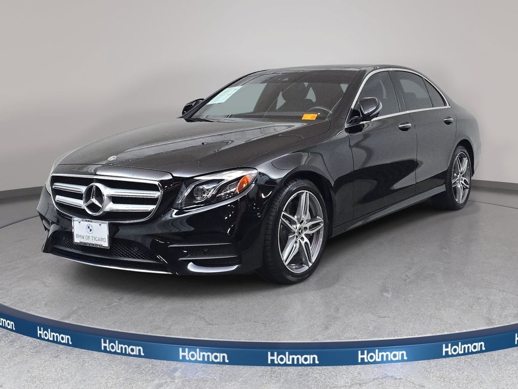 Black 2019 Mercedes-Benz E-Class Sedan All-Wheel Drive 9-Speed Automatic