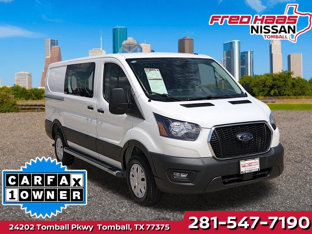 Oxford White 2025 Ford Transit Cargo Van Rear-Wheel Drive