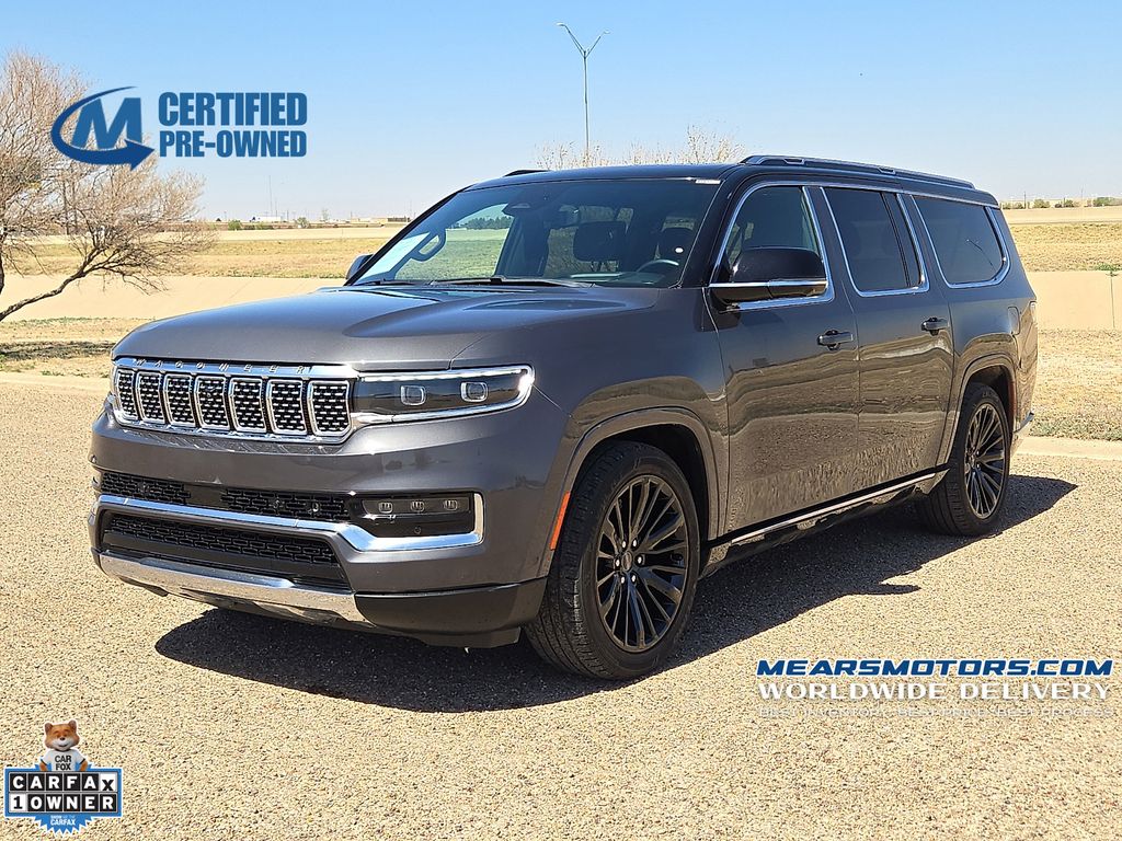 Baltic Gray Metallic Clearcoat 2024 Jeep Grand Wagoneer L Series III 4WD SUV / Crossover Four-Wheel Drive 8-Speed Automatic