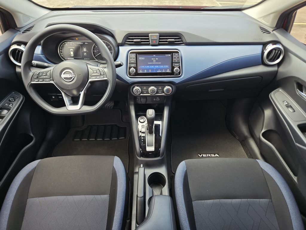 2025 Nissan Versa 1.6 SV Red at South Houston Nissan