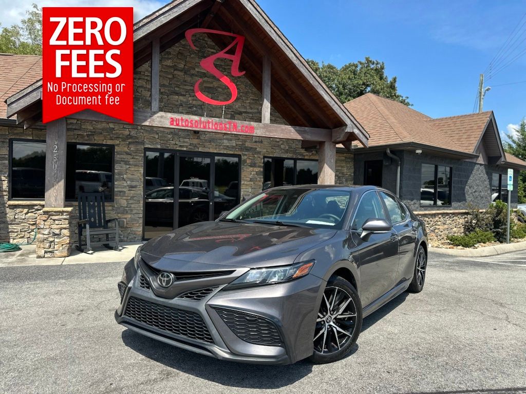 Predawn Gray Mica 2021 Toyota Camry Sedan Front-Wheel Drive 8-Speed Automatic