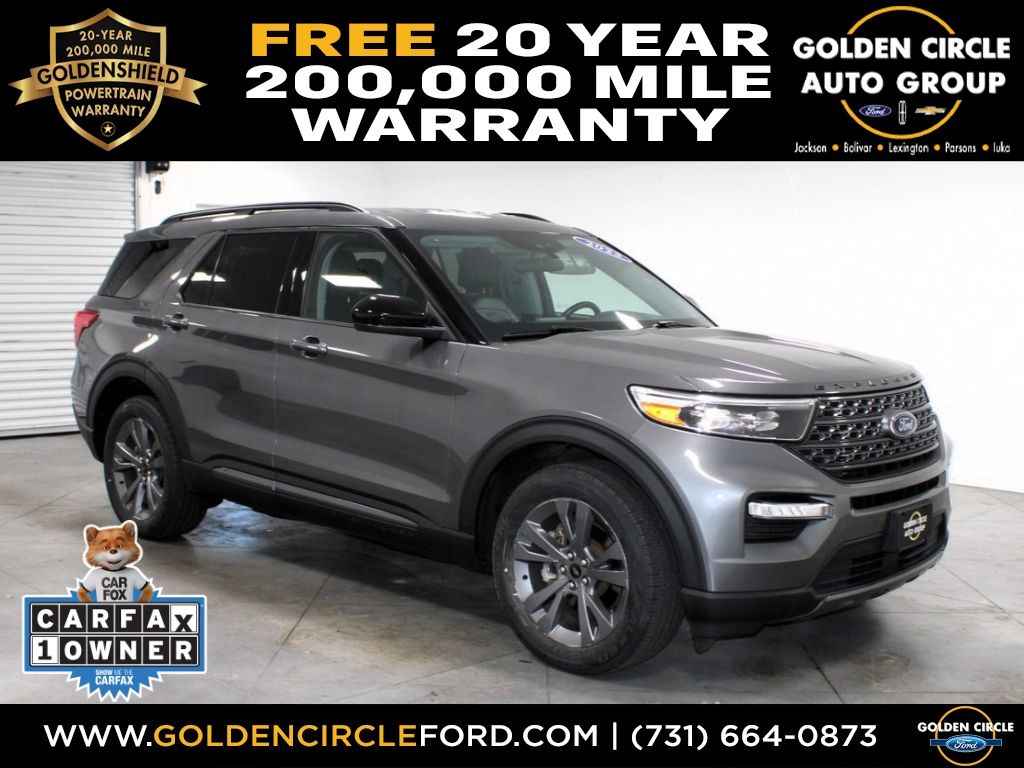 Carbonized Gray Metallic 2023 Ford Explorer SUV / Crossover All-Wheel Drive Automatic