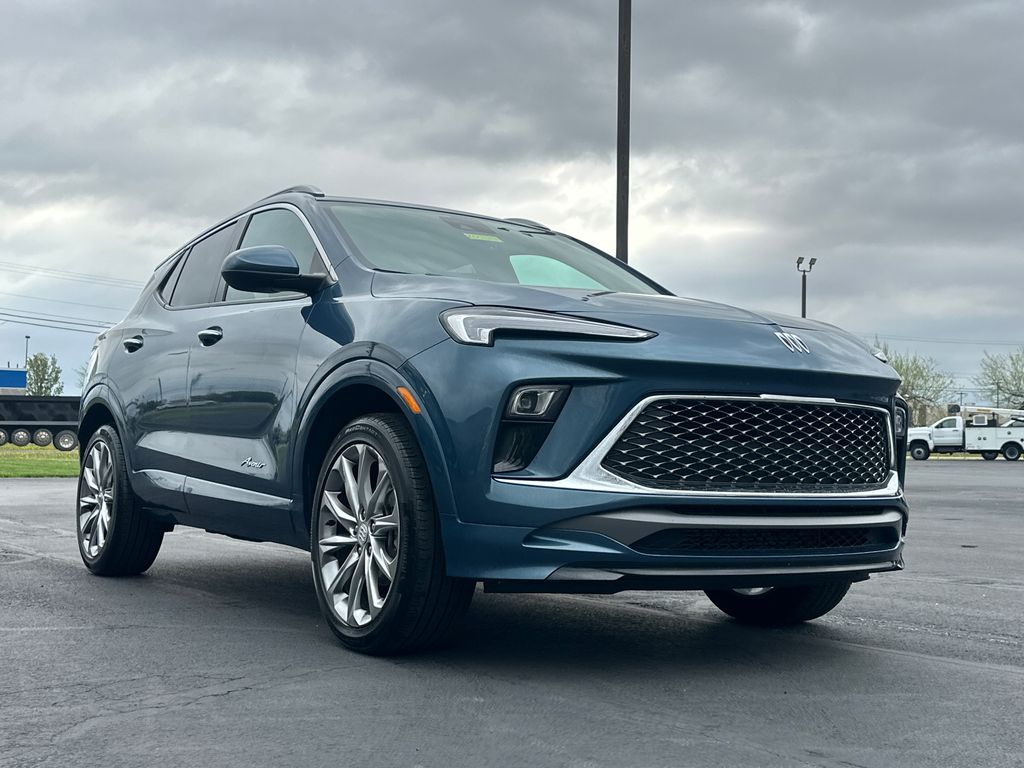 Ocean Blue Metallic 2024 Buick Encore GX Avenir AWD SUV / Crossover All-Wheel Drive 9-Speed Automatic