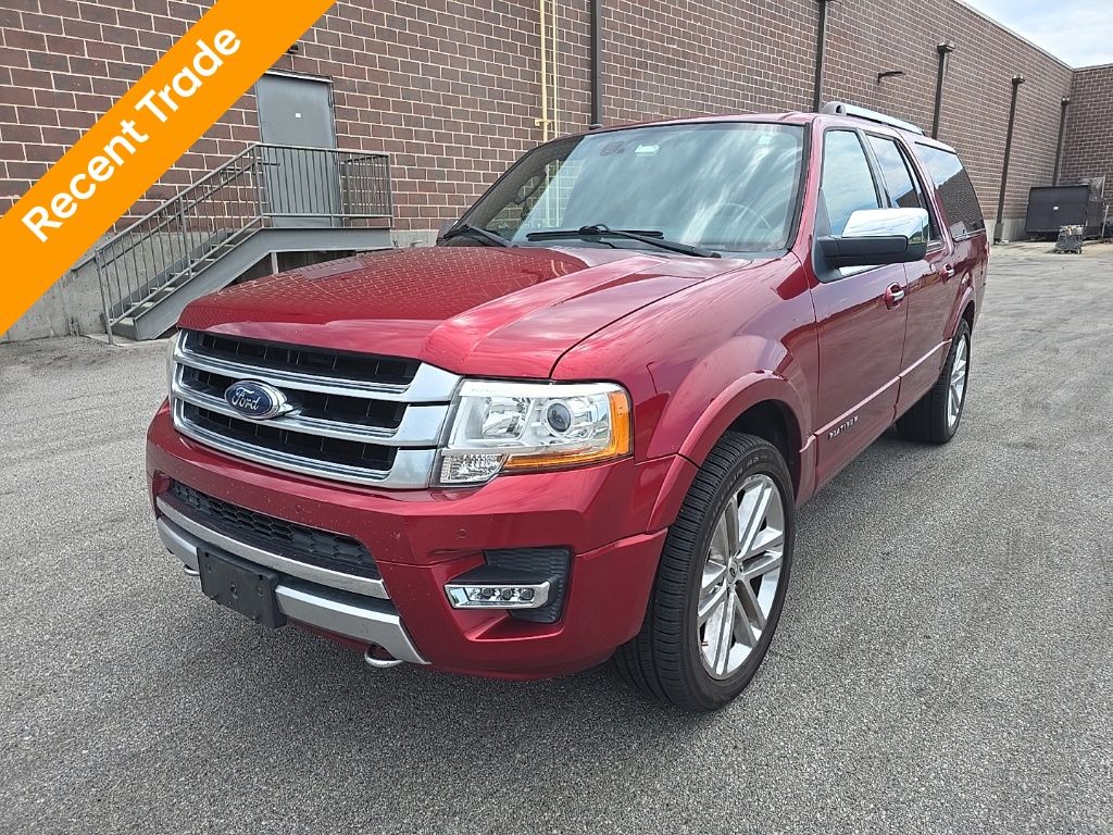 Ruby Red Metallic 2017 Ford Expedition EL Platinum 4WD SUV / Crossover Four-Wheel Drive 6-Speed Automatic
