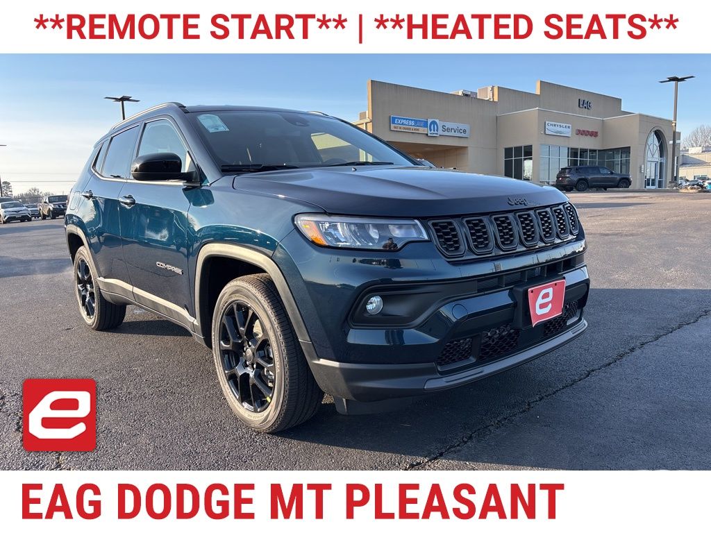 Diamond Black Crystal Pearlcoat 2026 Jeep Compass SUV / Crossover 8-Speed Automatic