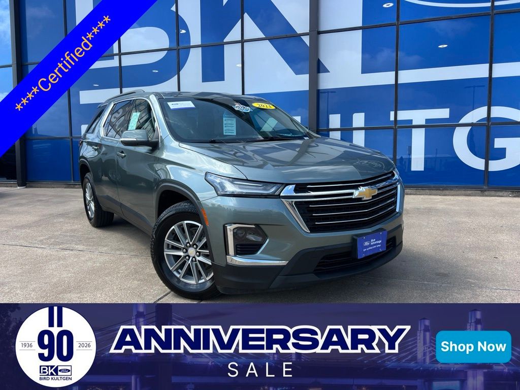 Silver Sage Metallic 2023 Chevrolet Traverse SUV / Crossover Front-Wheel Drive 9-Speed Automatic