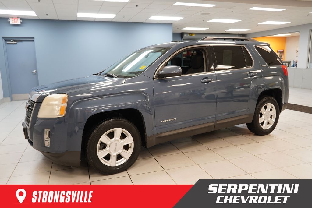 Gray (Steel Blue Metallic) 2011 GMC Terrain SLE2 AWD SUV / Crossover All-Wheel Drive 6-Speed Automatic