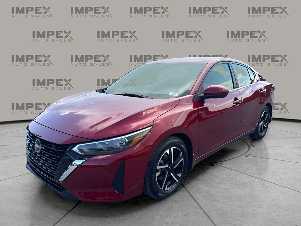 Red (Scarlet Ember Tintcoat) 2024 Nissan Sentra Sedan Front-Wheel Drive Continuously Variable Transmission