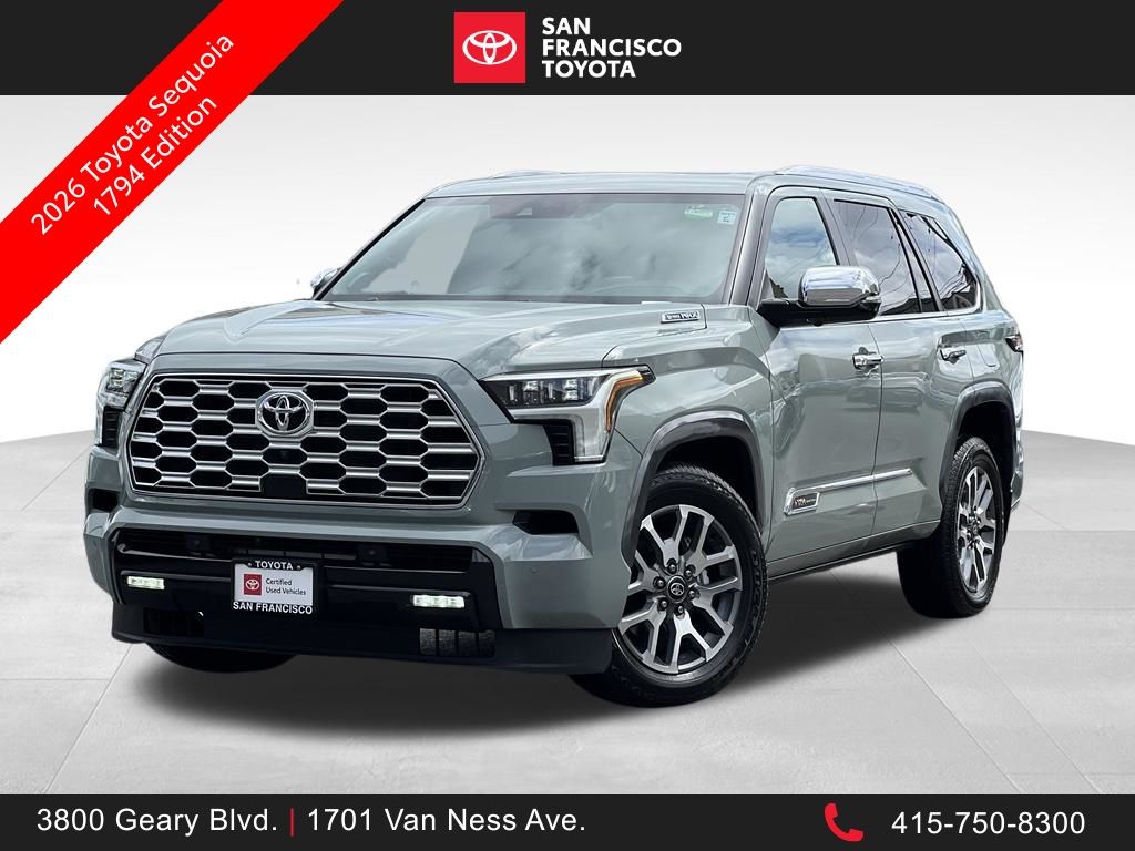 Lunar Rock 2026 Toyota Sequoia SUV / Crossover Four-Wheel Drive Automatic