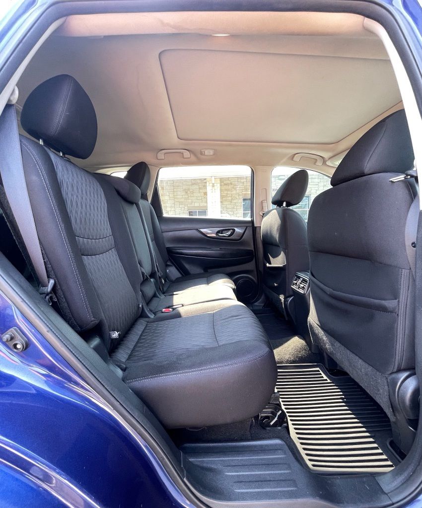 2018 Nissan Rogue SV Blue at Texan Dodge Chrysler Jeep Ram