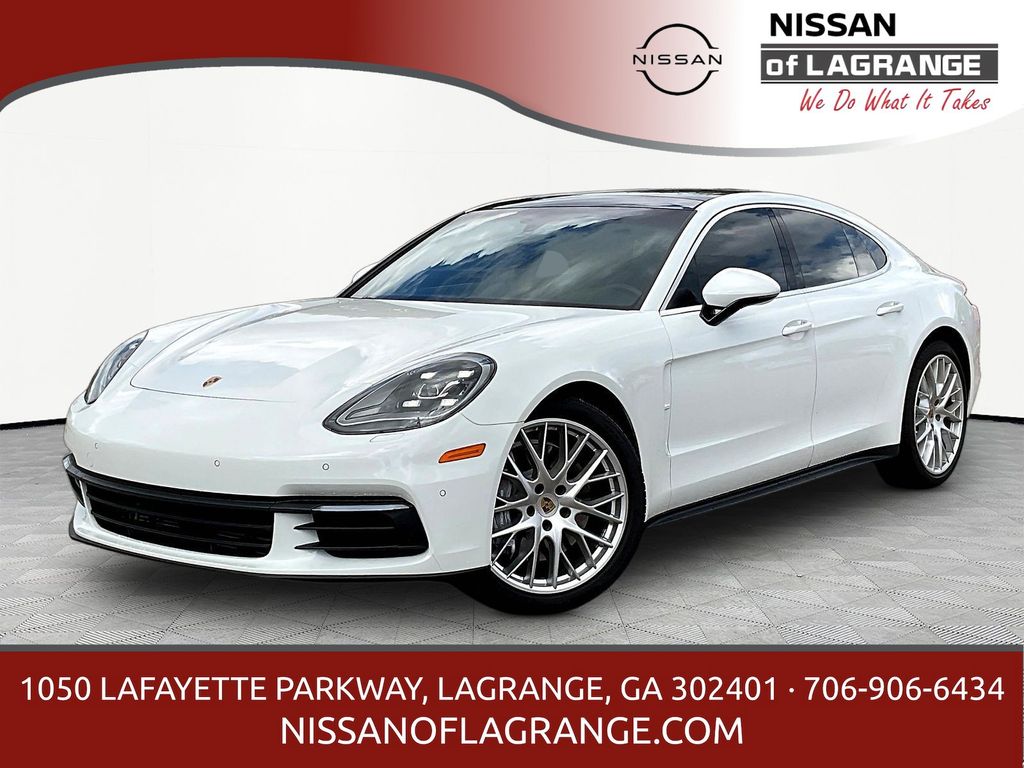 White 2019 Porsche Panamera Sedan All-Wheel Drive 8-Speed Automatic