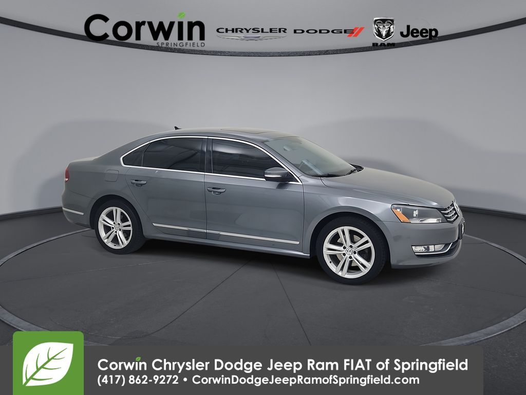 Silver 2013 Volkswagen Passat TDI SEL Premium Sedan Front-Wheel Drive 6-Speed Dual Clutch