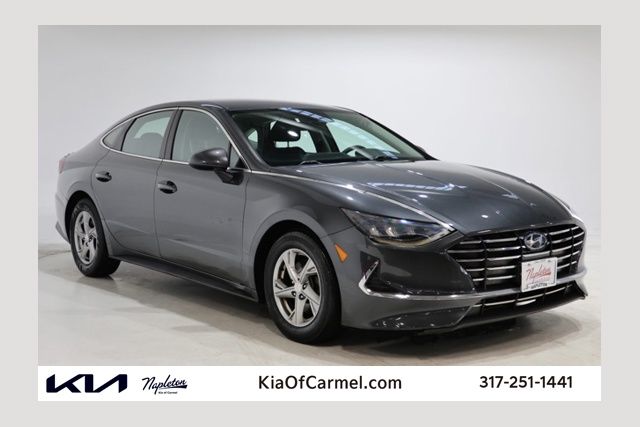 Portofino Gray 2021 Hyundai Sonata Sedan Front-Wheel Drive 8-Speed Automatic Overdrive