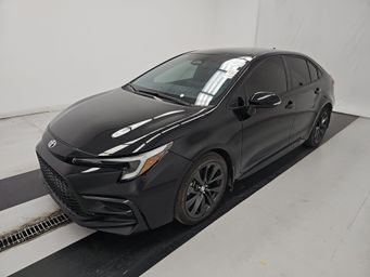Midnight Black Metallic 2024 Toyota Corolla Sedan Front-Wheel Drive Continuously Variable Transmission