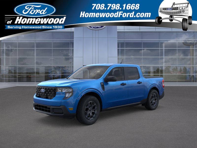 Velocity Blue 2026 Ford Maverick XLT SuperCrew AWD Pickup Truck All-Wheel Drive Continuously Variable Transmission