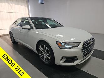 Glacier White 2023 Audi A6 Sedan All-Wheel Drive 7-Speed Automatic