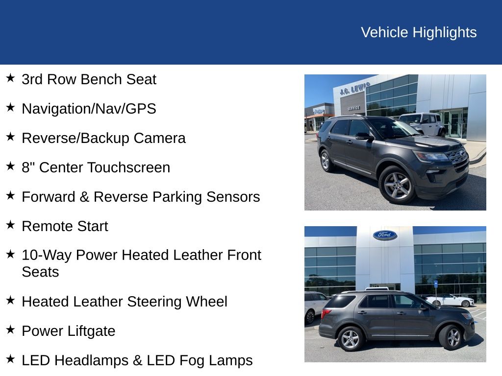 2018 Ford Explorer XLT