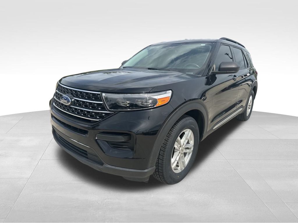 2020 Agate Black Metallic Ford Explorer XLT RWD SUV