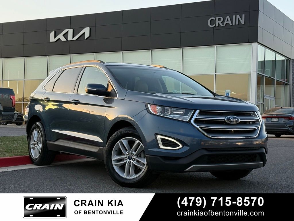 Blue Metallic 2018 Ford Edge SEL SUV / Crossover Front-Wheel Drive 6-Speed Automatic