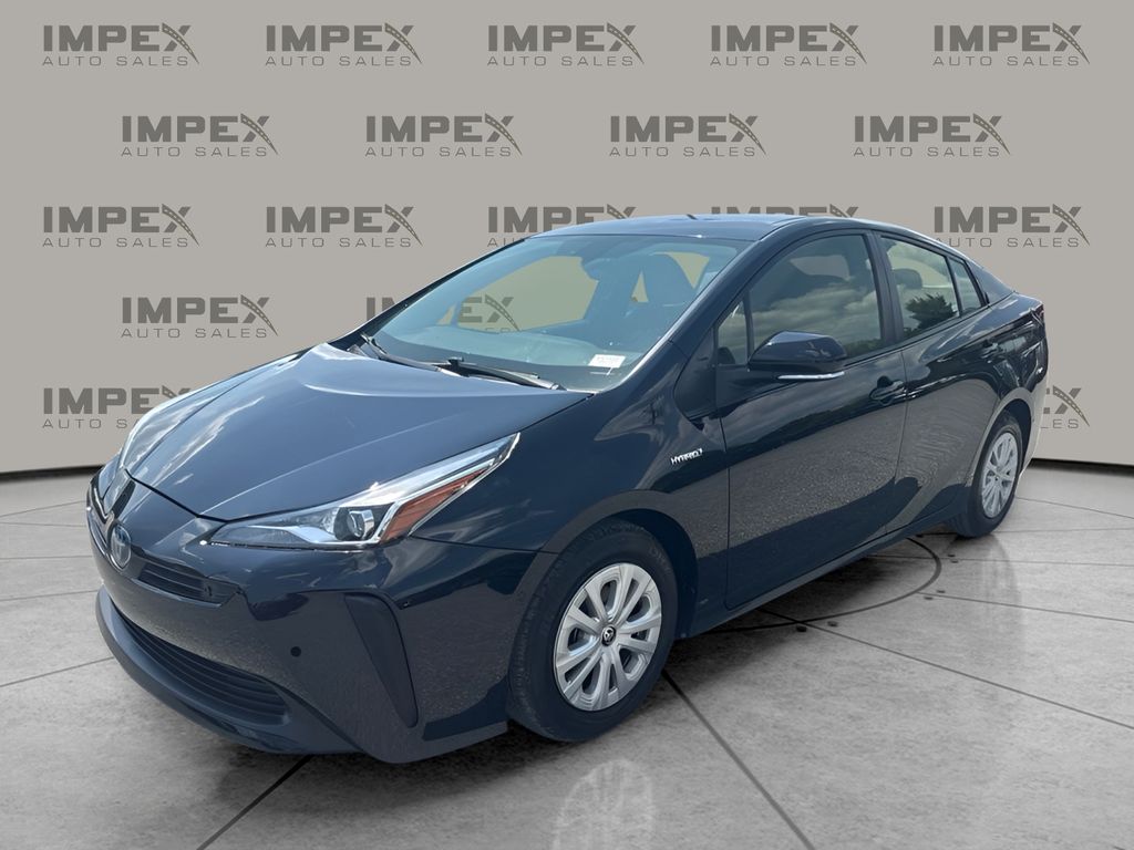 Midnight Black Metallic 2021 Toyota Prius Hatchback Front-Wheel Drive Continuously Variable Transmission