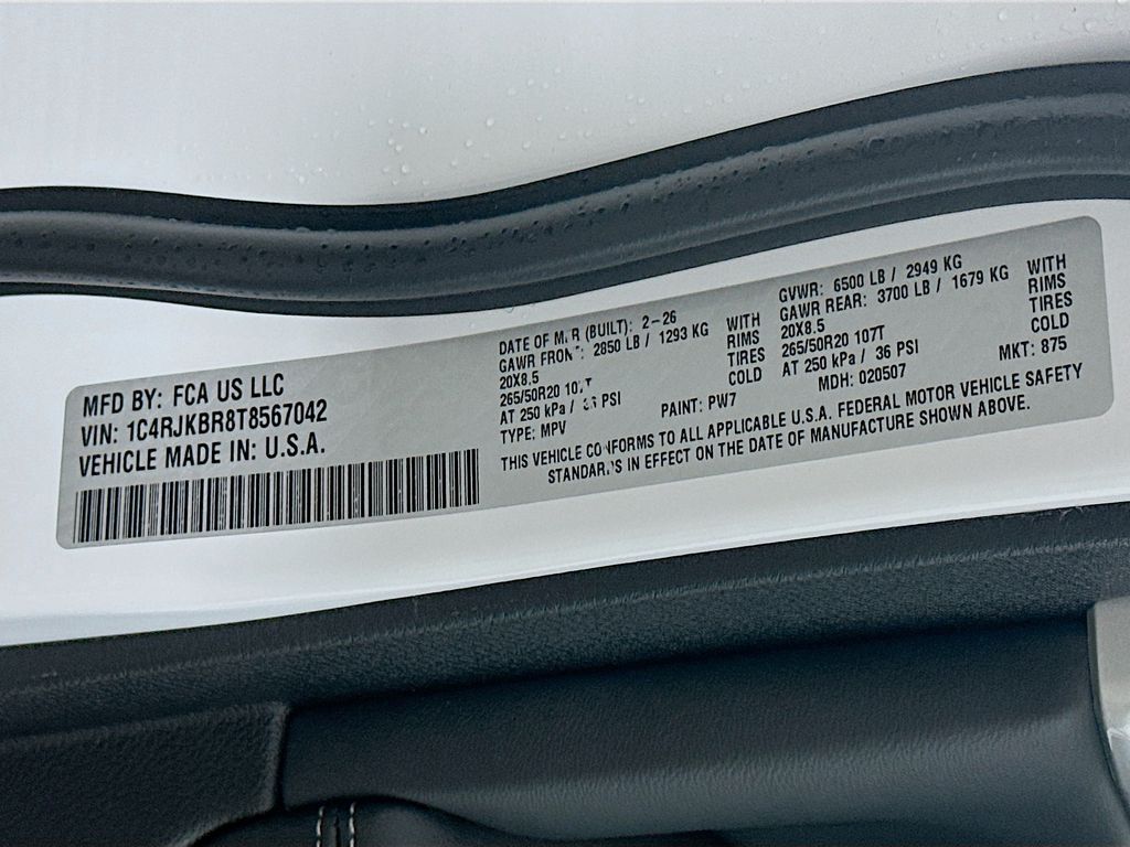 New 2026 White/off-white Jeep Limited image 19