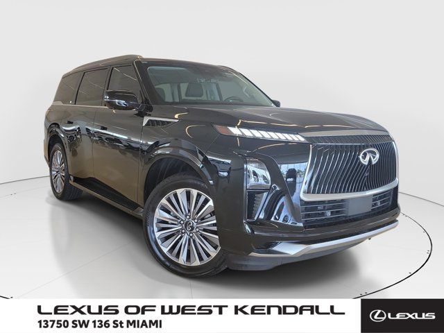 Black Obsidian 2025 INFINITI QX80 SUV / Crossover Rear-Wheel Drive 9-Speed Automatic