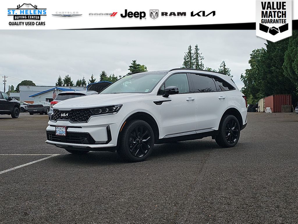 Glacial White Pearl 2022 Kia Sorento SUV / Crossover Front-Wheel Drive 8-Speed Dual Clutch