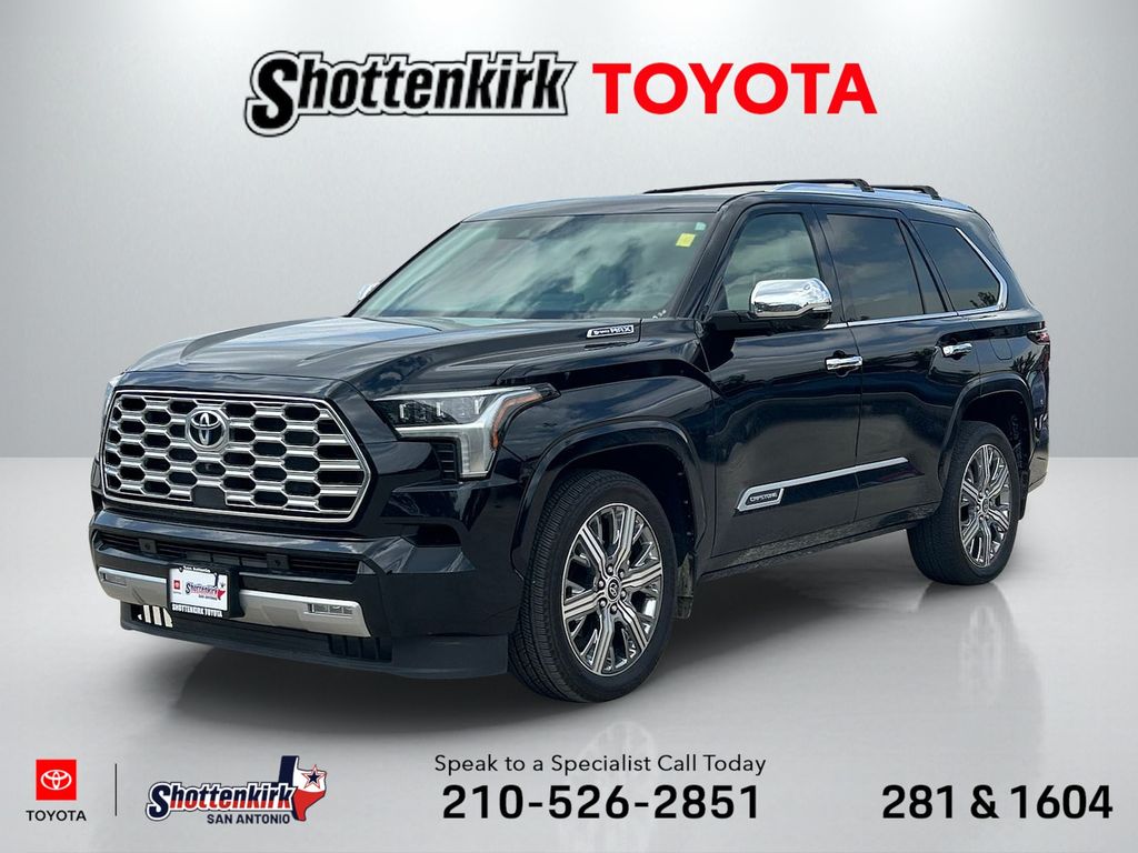 Midnight Black Metallic 2024 Toyota Sequoia Capstone 4WD SUV / Crossover Four-Wheel Drive Automatic