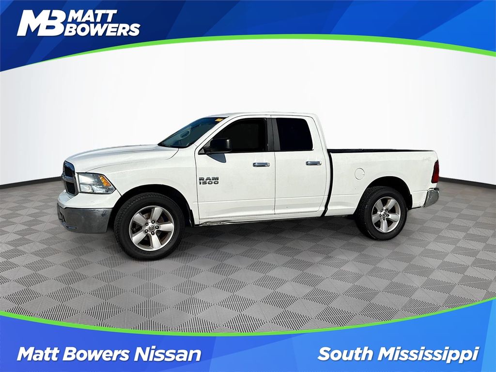 Bright White Clearcoat 2013 RAM 1500 SLT Quad Cab RWD Pickup Truck 4X2 6-Speed Automatic
