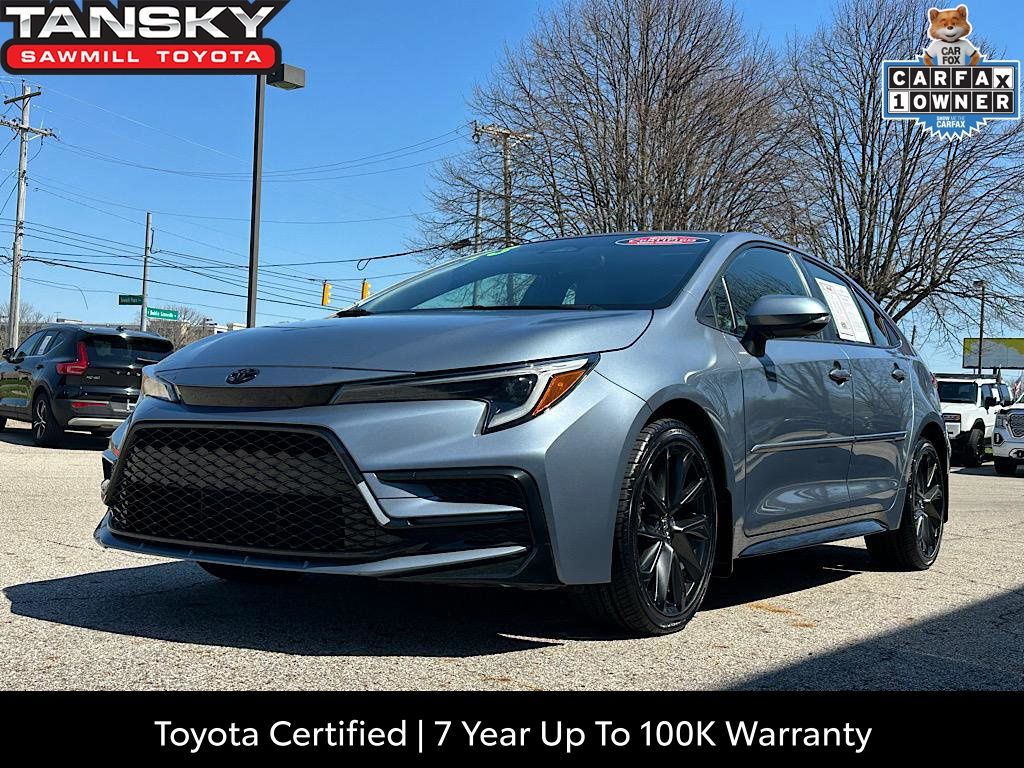 Blueprint 2023 Toyota Corolla SE FWD Sedan Front-Wheel Drive Continuously Variable Transmission