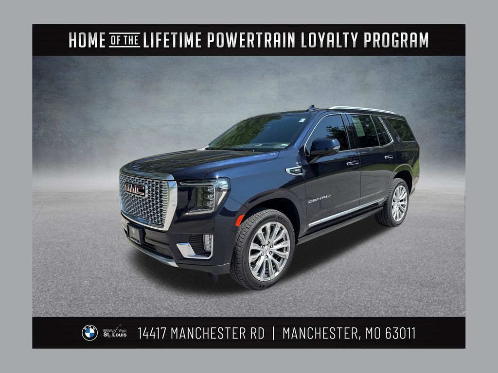 Midnight Blue Metallic 2023 GMC Yukon SUV / Crossover Four-Wheel Drive