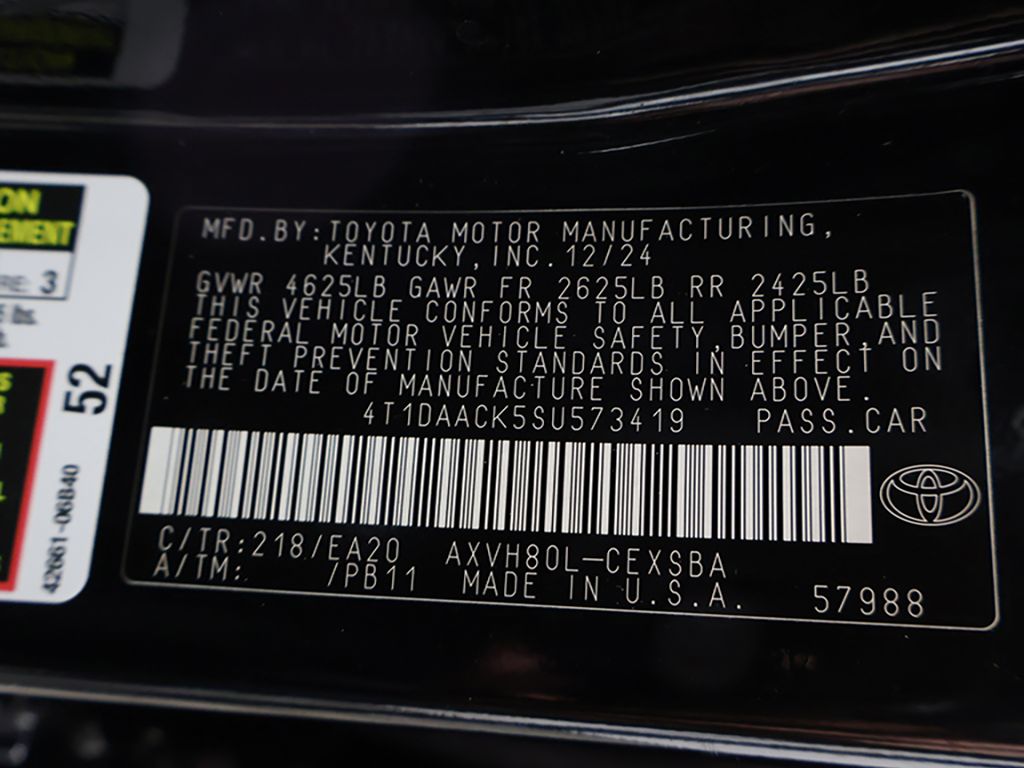 Used 2025 Black Toyota SE image 49