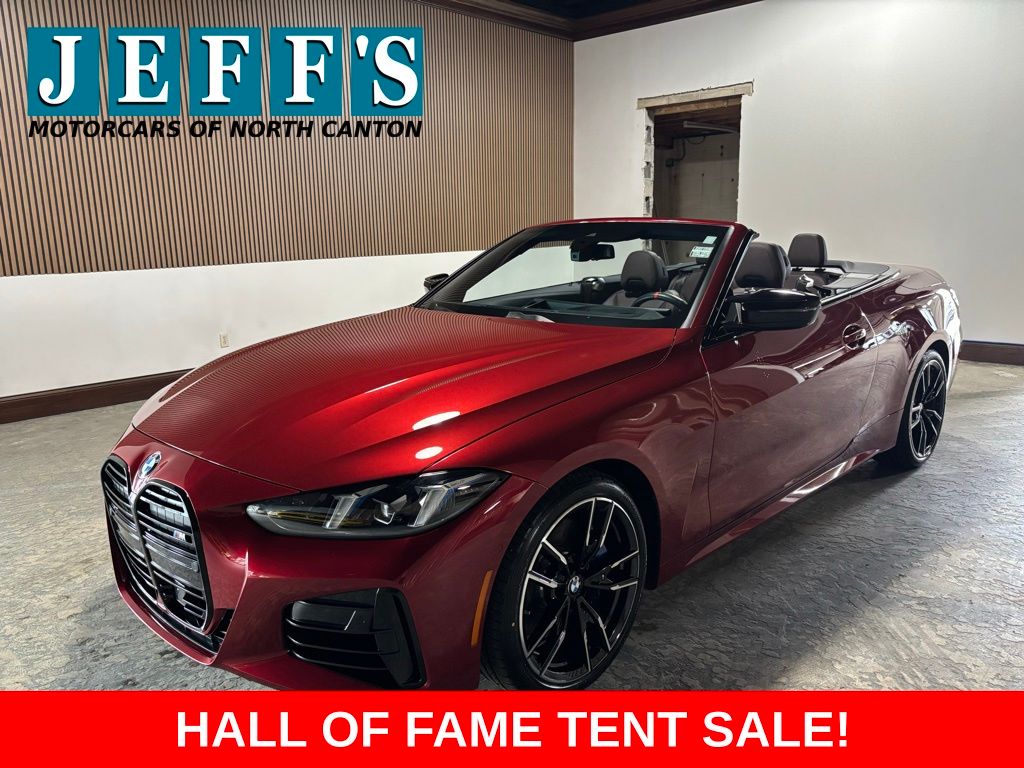Vegas Red Metallic 2025 BMW 4 Series Convertible All-Wheel Drive 8-Speed Automatic