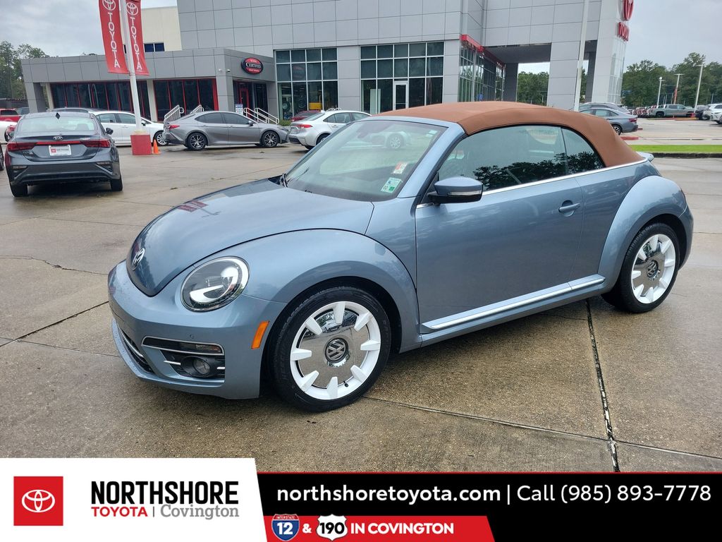 Stonewashed Blue 2019 Volkswagen Beetle Convertible Front-Wheel Drive 6-Speed Automatic