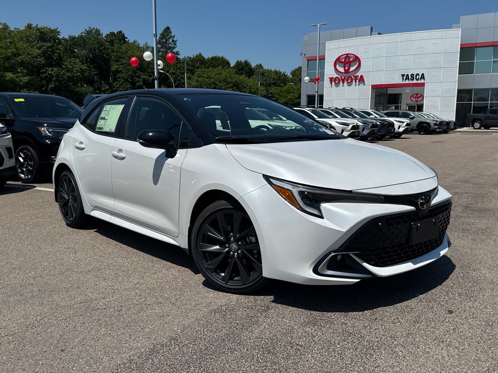 White 2026 Toyota Corolla Hatchback Hatchback Front-Wheel Drive Continuously Variable Transmission